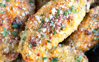 Garlic Parmesan Baked Wings