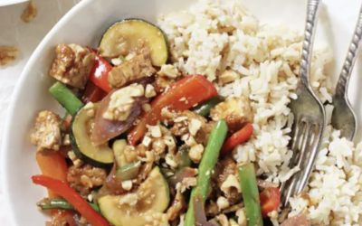 GARLIC GINGER VEGGIE STIR-FRY