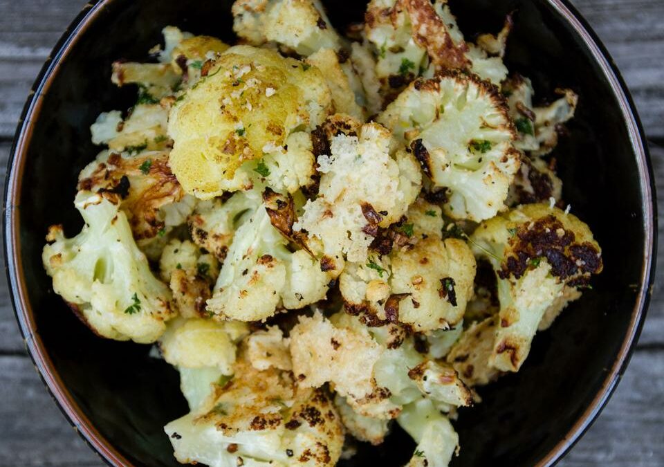Roasted Garlic Cauliflower